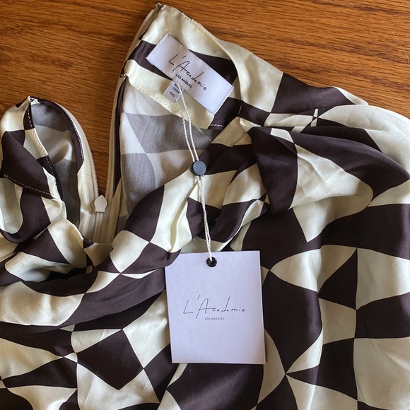 Maja L’Academie Mini Dress in Black & White Geo. Size XXS. NWT. NEW IN BAG - Picture 6 of 10